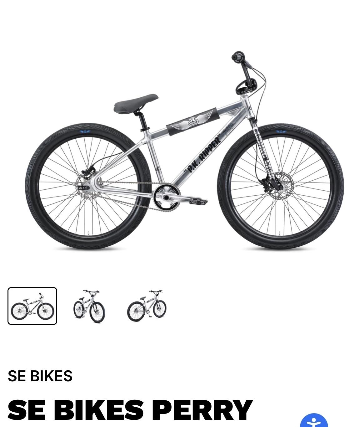2020 SE Bikes PK Ripper Silver, gray or bare metal and Black