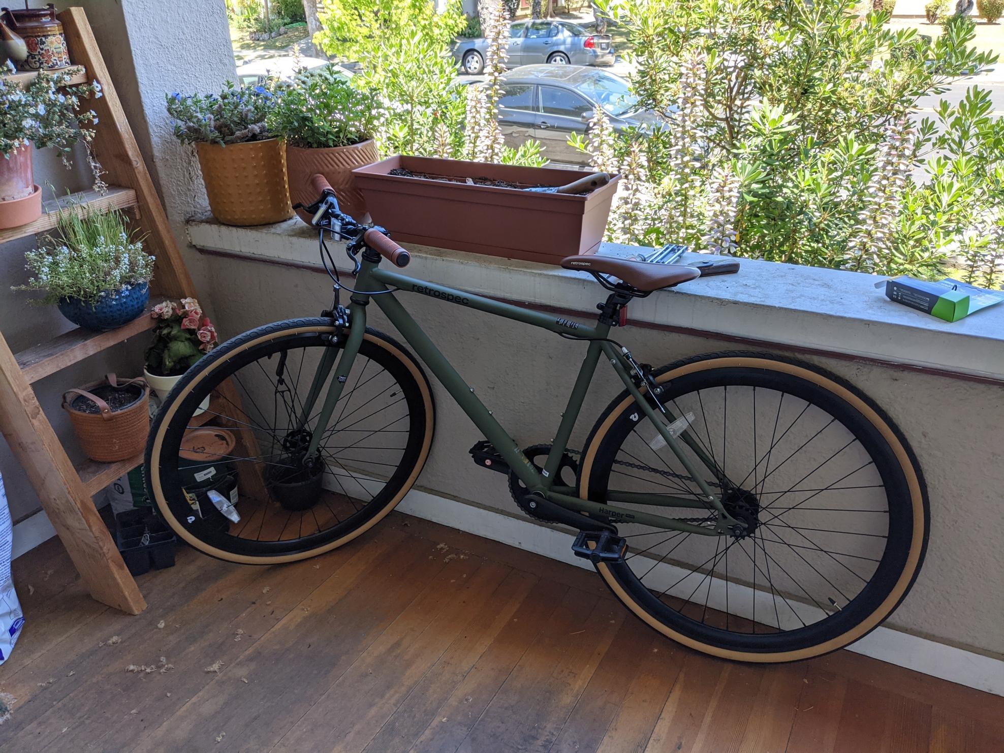 Retrospec Harper Plus Fixie Green