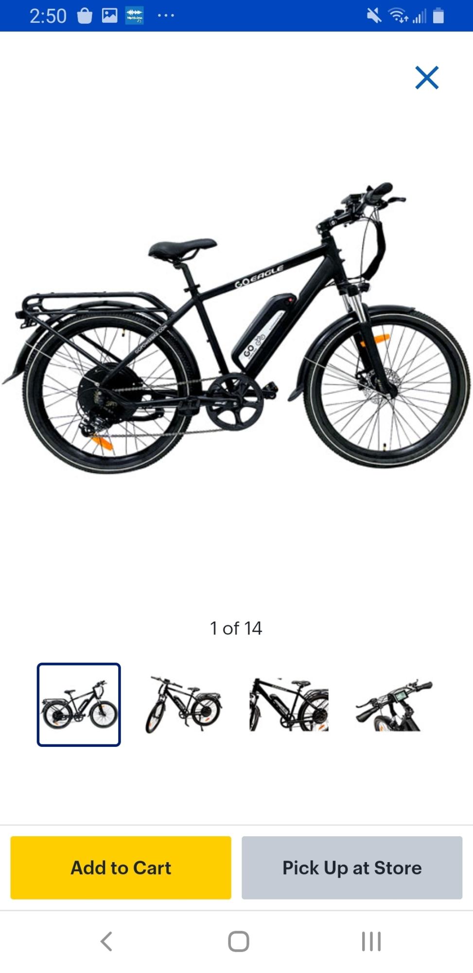 2022 GoPowerBike Go Eagle Black and White