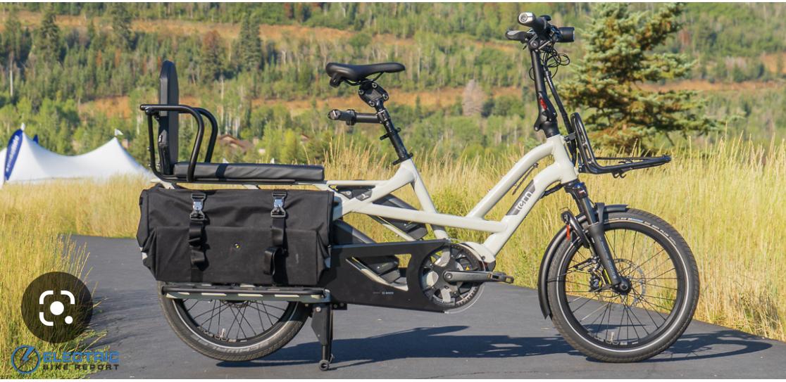 2021 Tern GSD S00LX cargo bike (rear storage) Silver, gray or bare metal