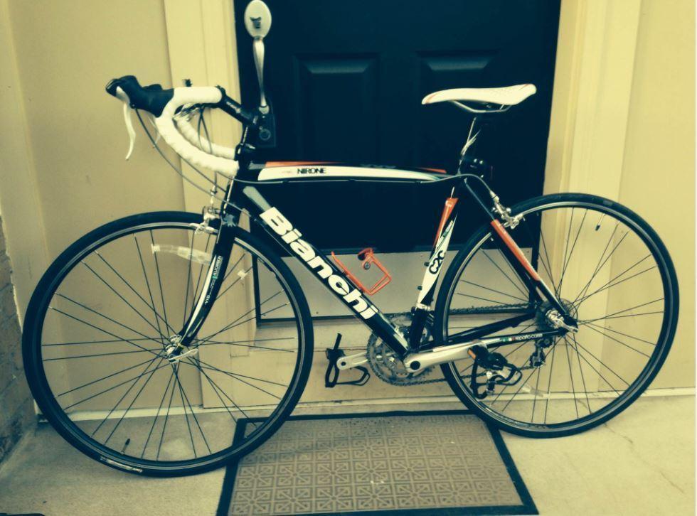 2010 Bianchi Via Nirone  Black, Red, and White