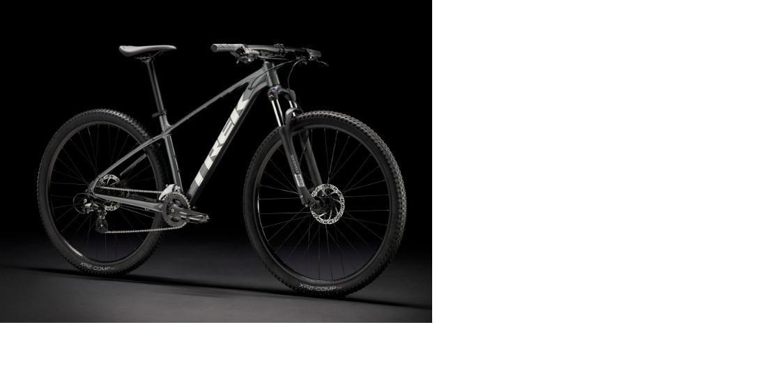 2024 Trek Marlin 5 xs 27.5 L Black and Silver, gray or bare metal
