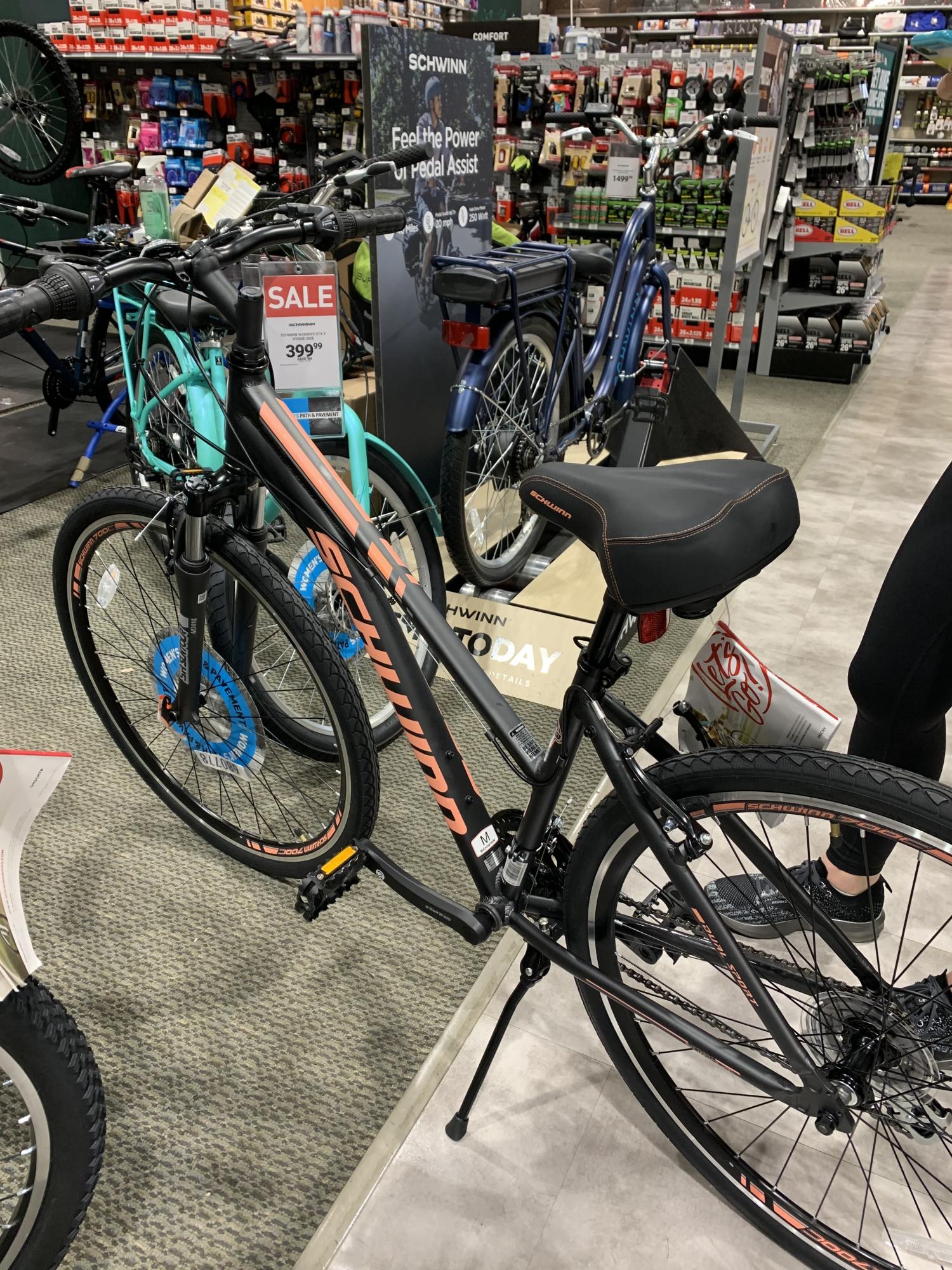 2021 Schwinn Silver, gray or bare metal and Orange