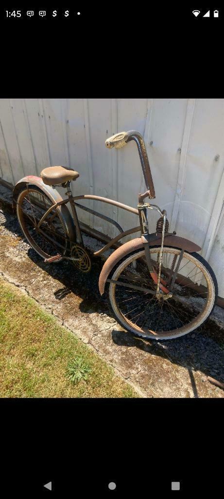 1949 Unknown JC Higgins Tank Bike Brown