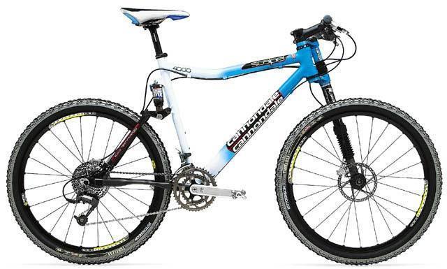 2002 Cannondale scalpel 4000 Team Replica White and Blue