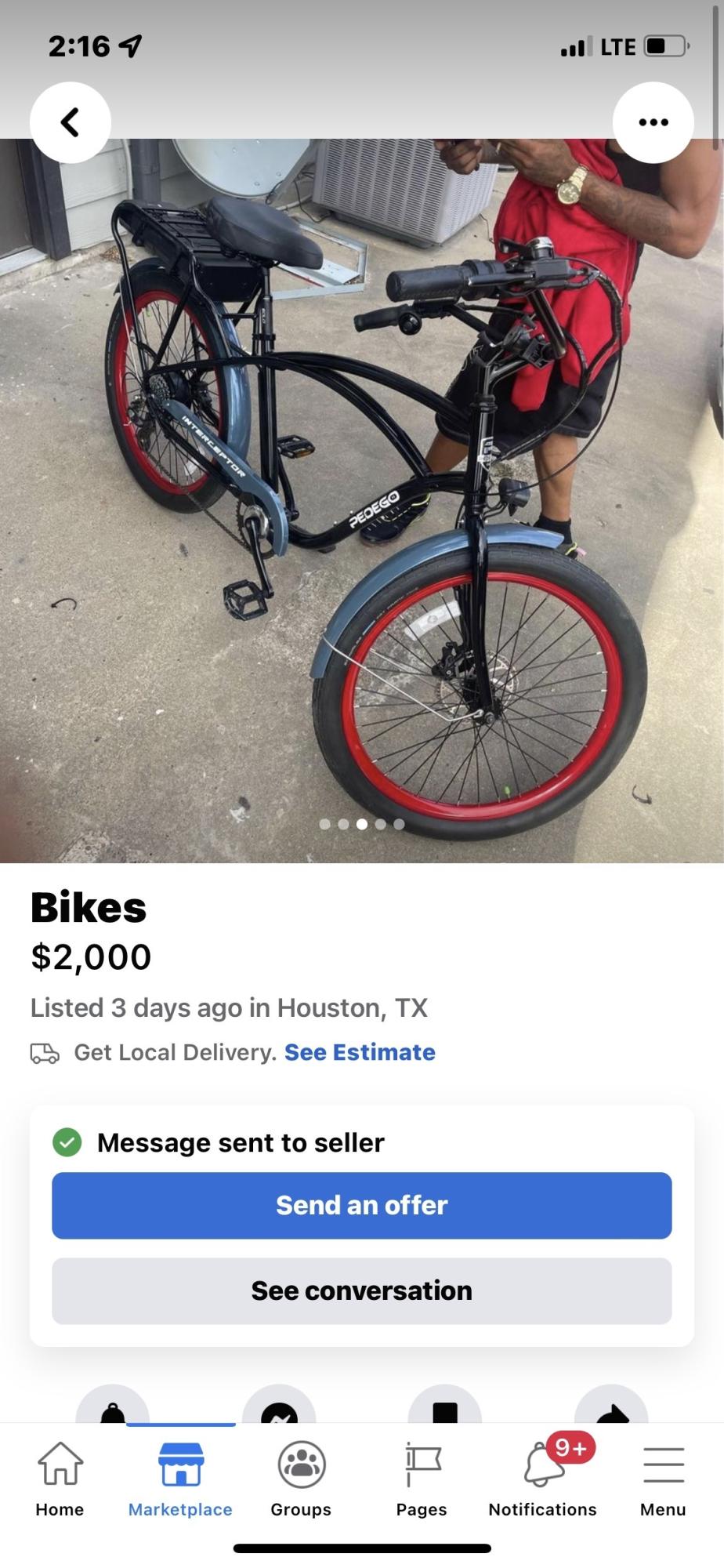 2022 Pedego Interceptor Classic Black