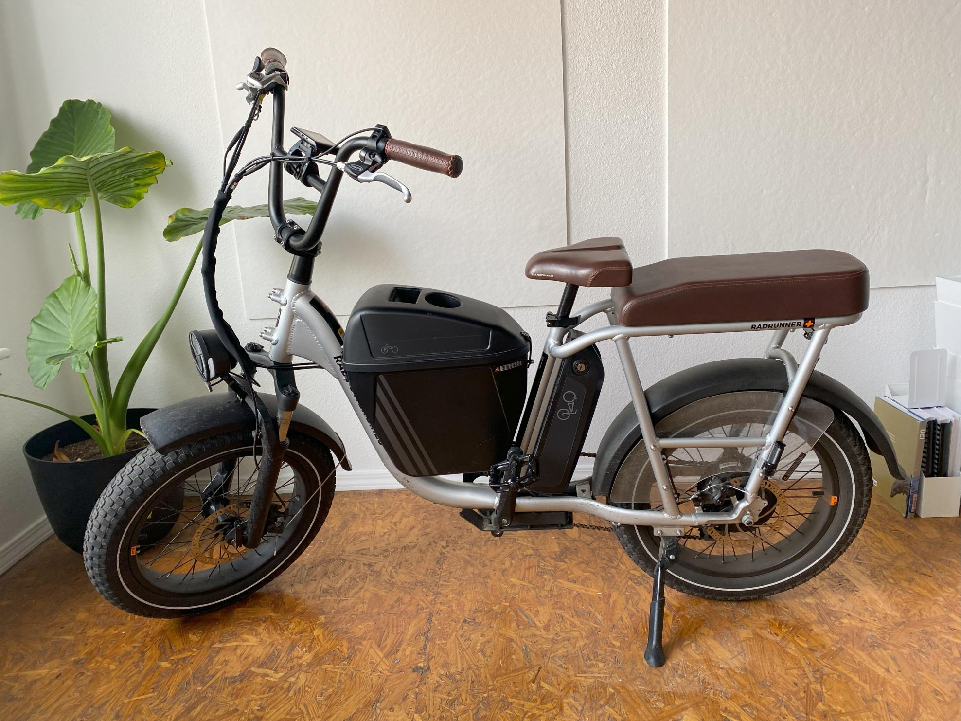 Rad Power Bikes RadRunner Plus Silver, gray or bare metal