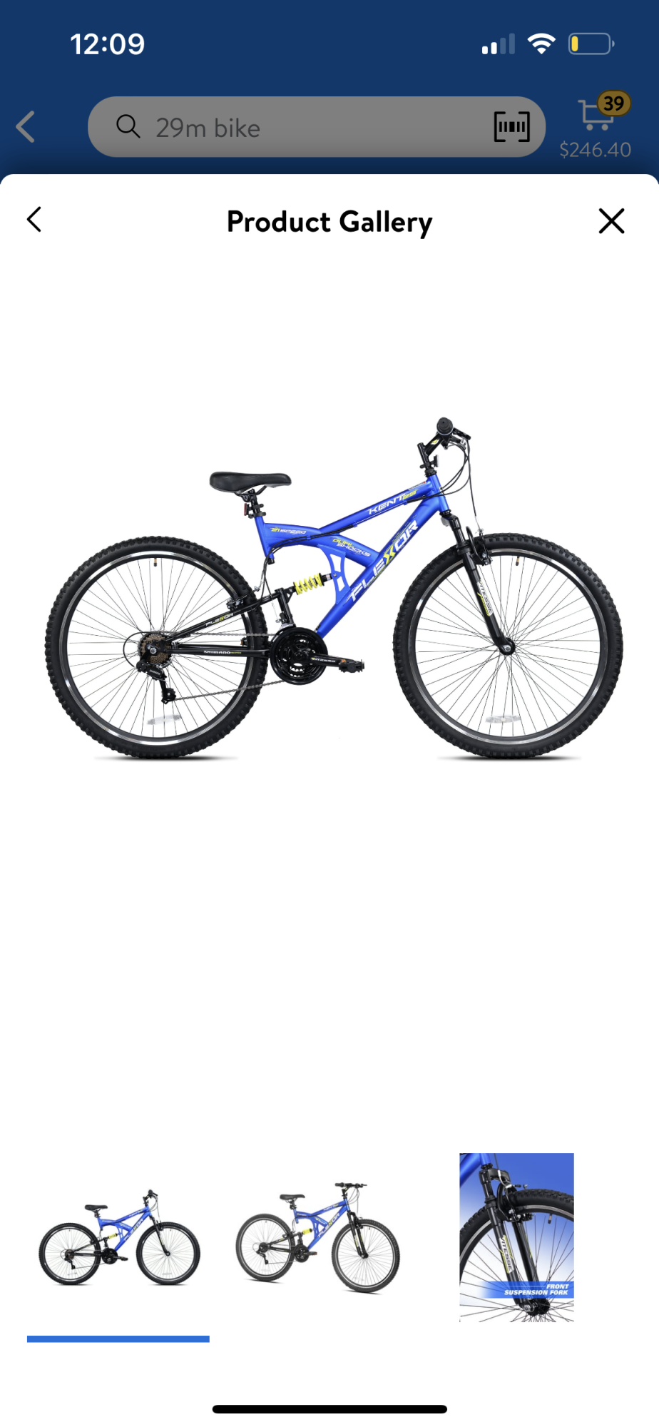 Kent 29in Flexor Blue