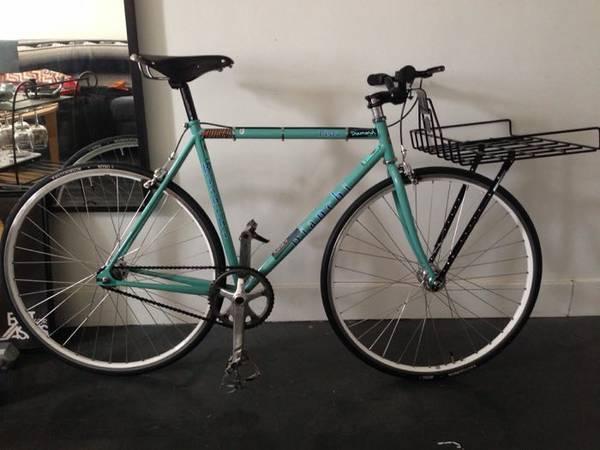 2014 Bianchi Pista  Teal and Stickers tape or other cover-up