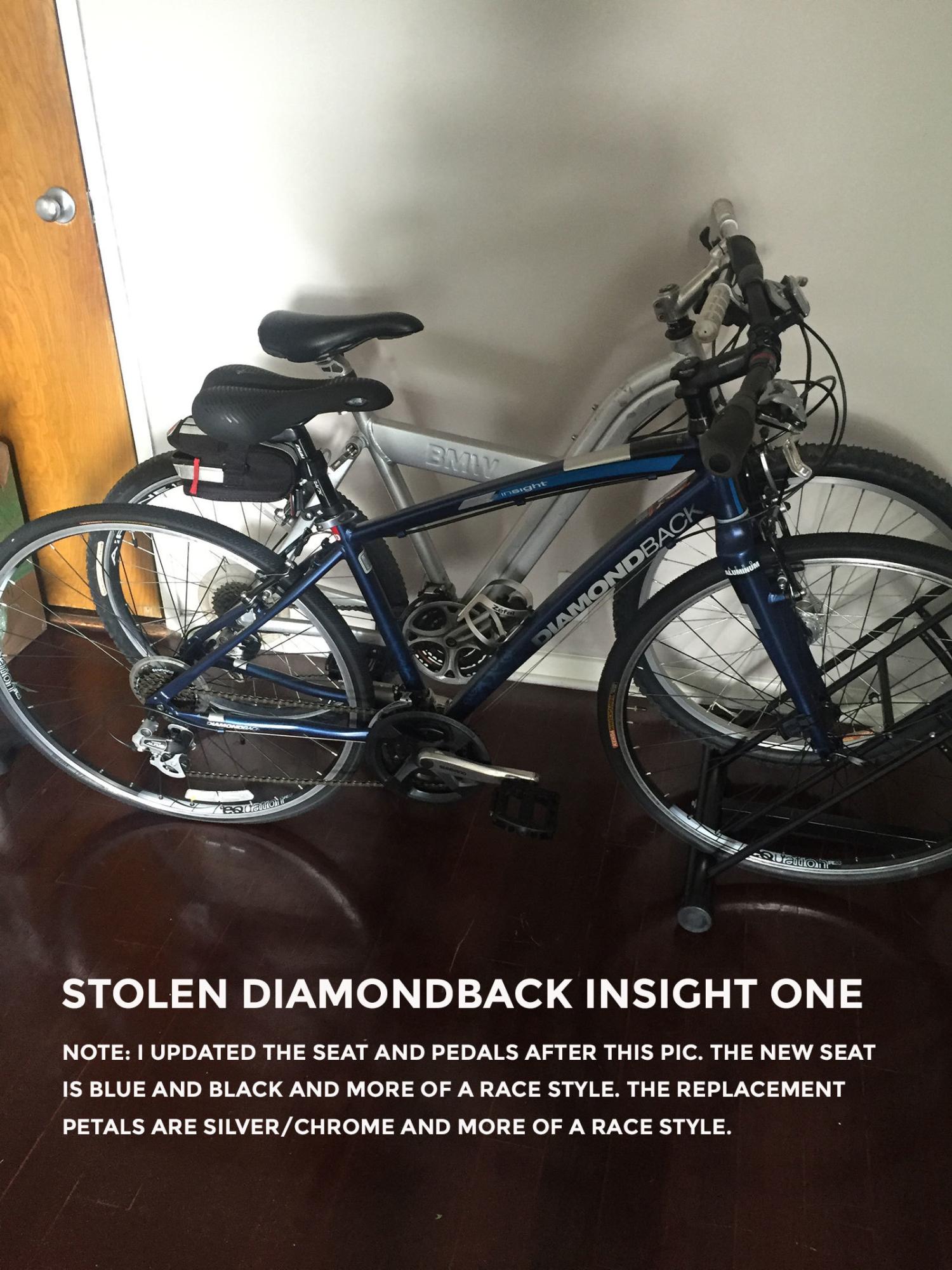 2014 Diamondback Insight One Blue and Silver or Gray