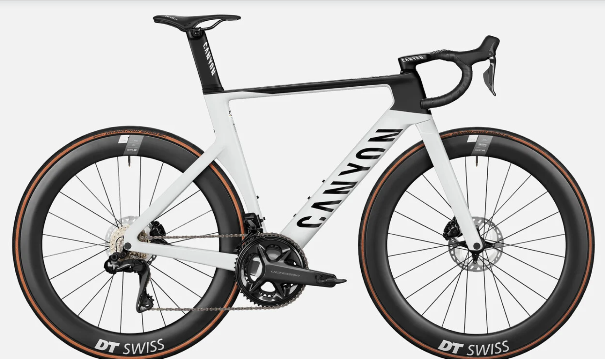 Canyon bicycles CF SLX8 White and Black