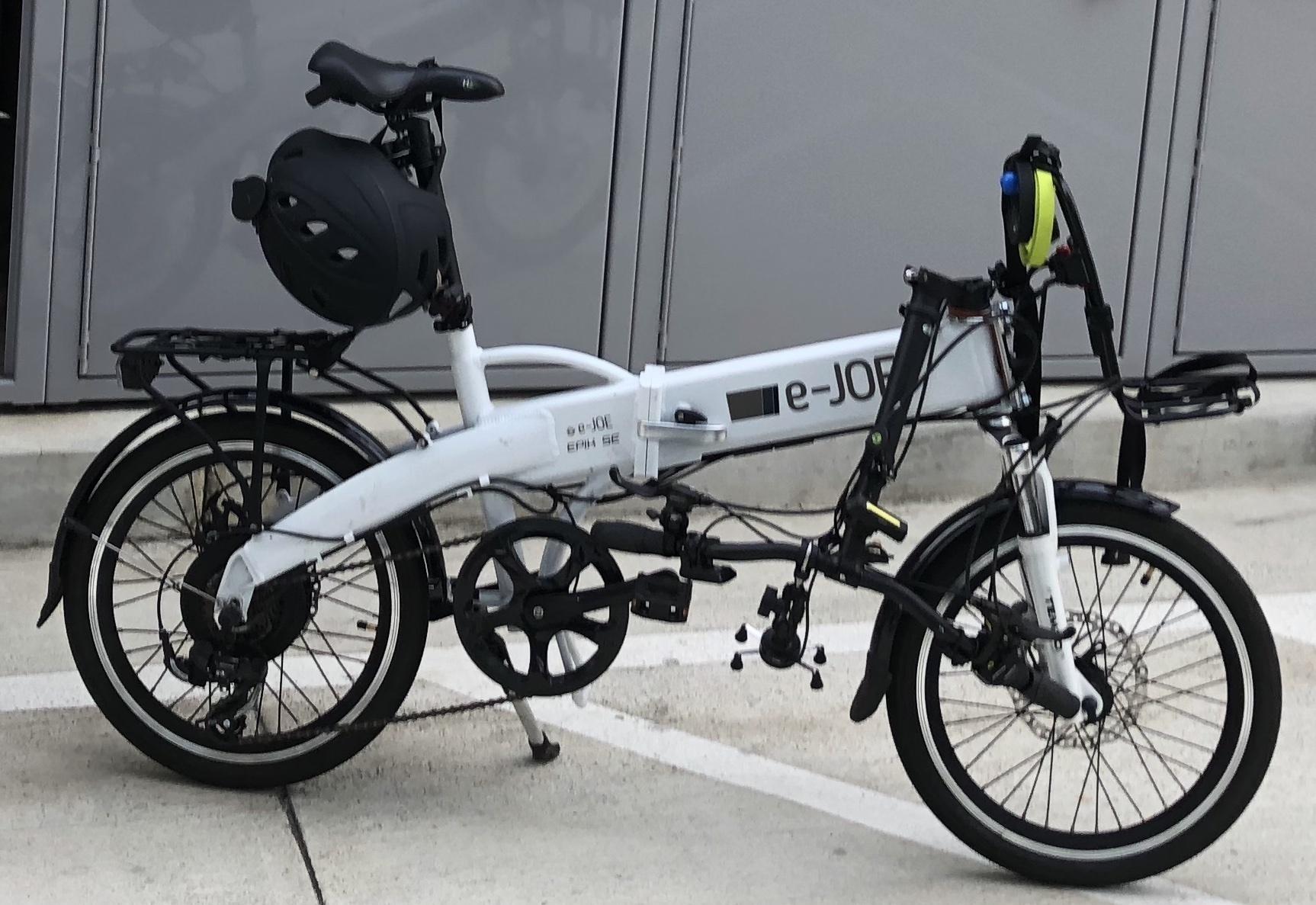 2018 E-Joe Epik-SE (Electric Folding Bike) White