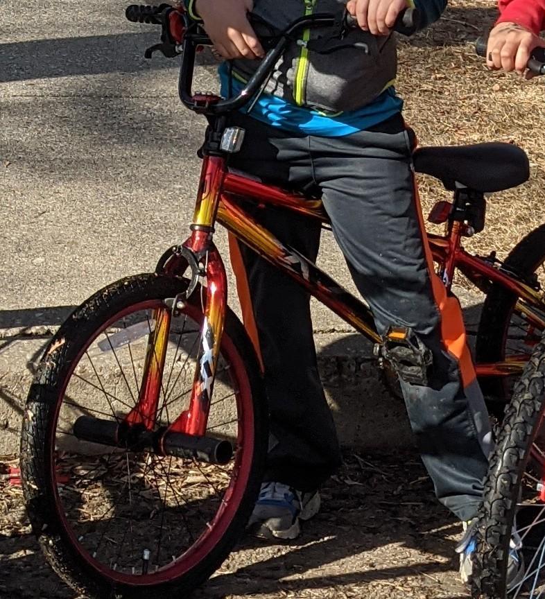 2022 Movelo kj Bmx Yellow or Gold, Red, and Black