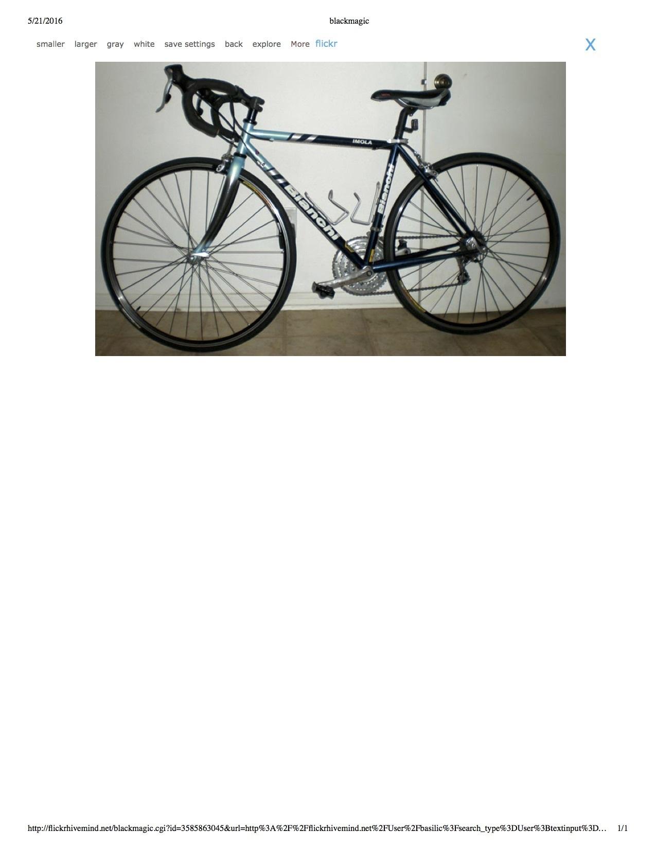 2003 Bianchi Imola Blue and Teal