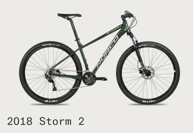 2018 Norco Bikes STM2 FG M Green