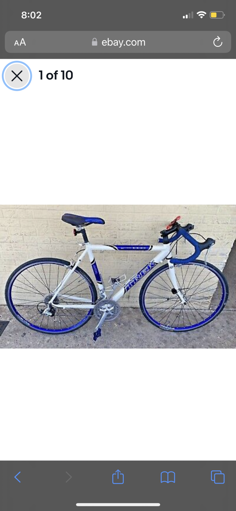 2012 Trek Alpha series 1000 Blue