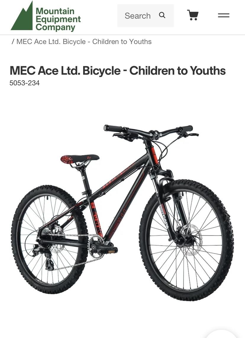2022 MEC Ace Black and Red