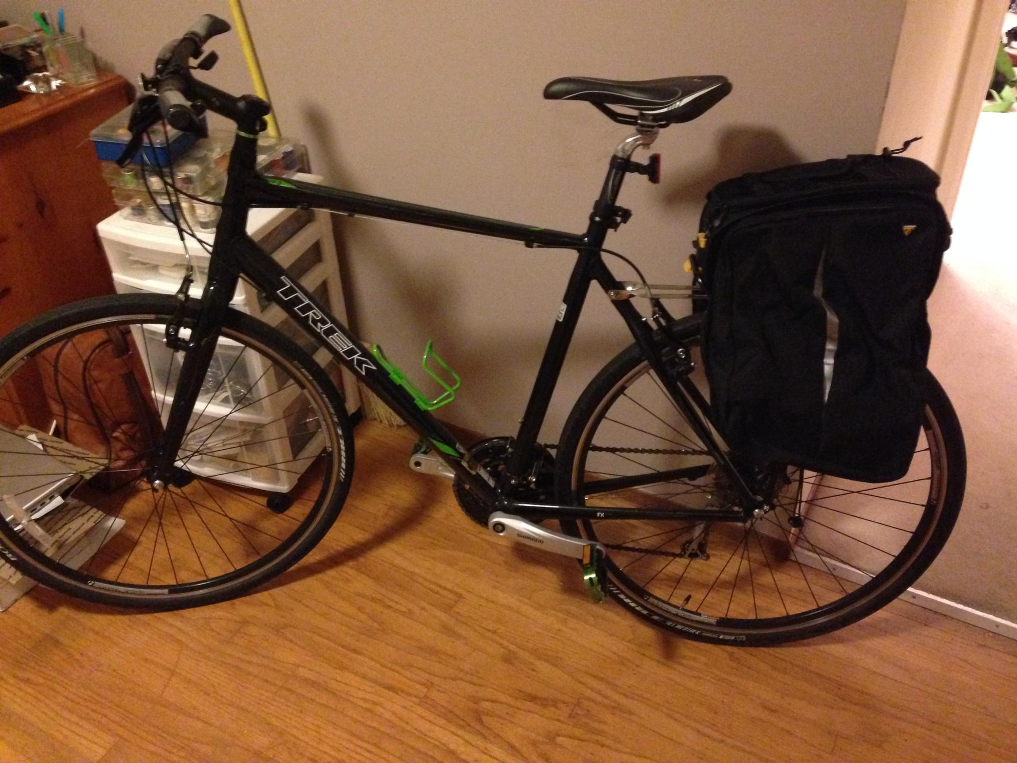 2014 Trek 7.3 FX  Black and Green