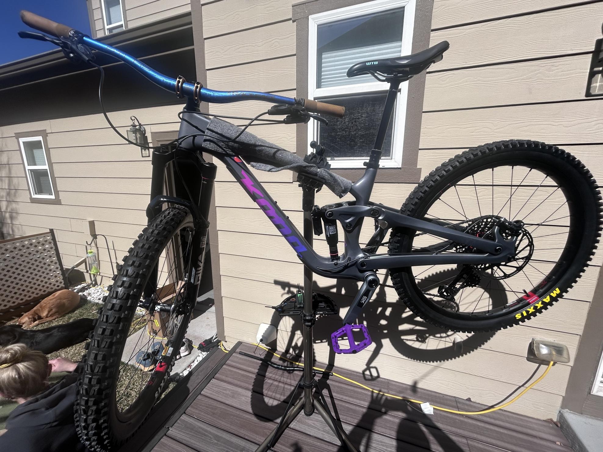 2024 Kona Process 134 Silver, gray or bare metal and Purple