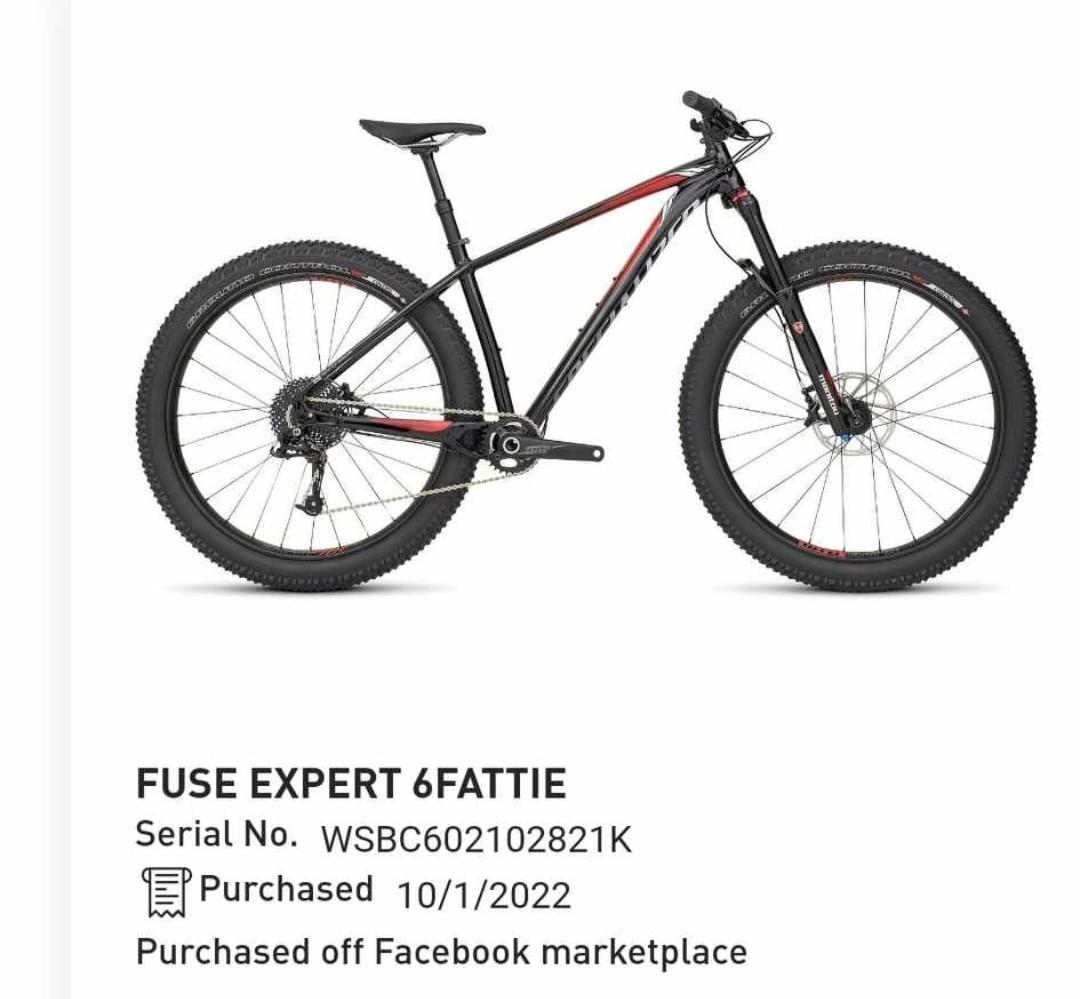 Specialized Black and Red