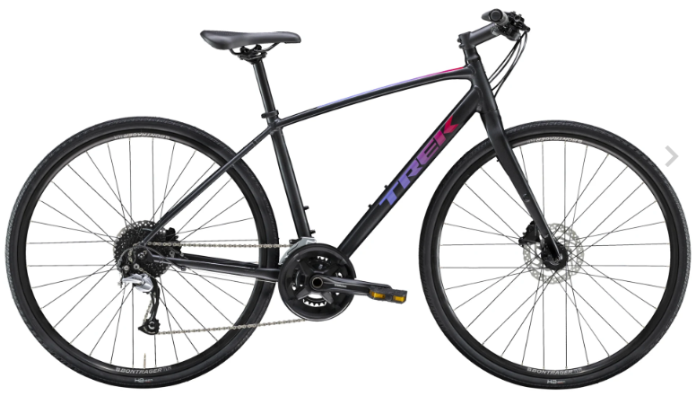 2021 Trek FX3 Black and Purple