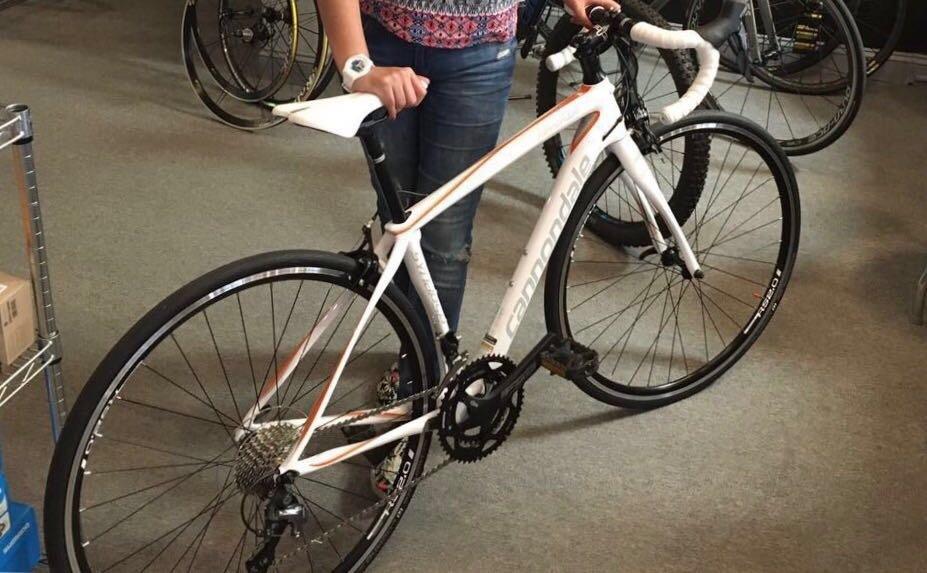 2016 Cannondale Synapse White and Orange