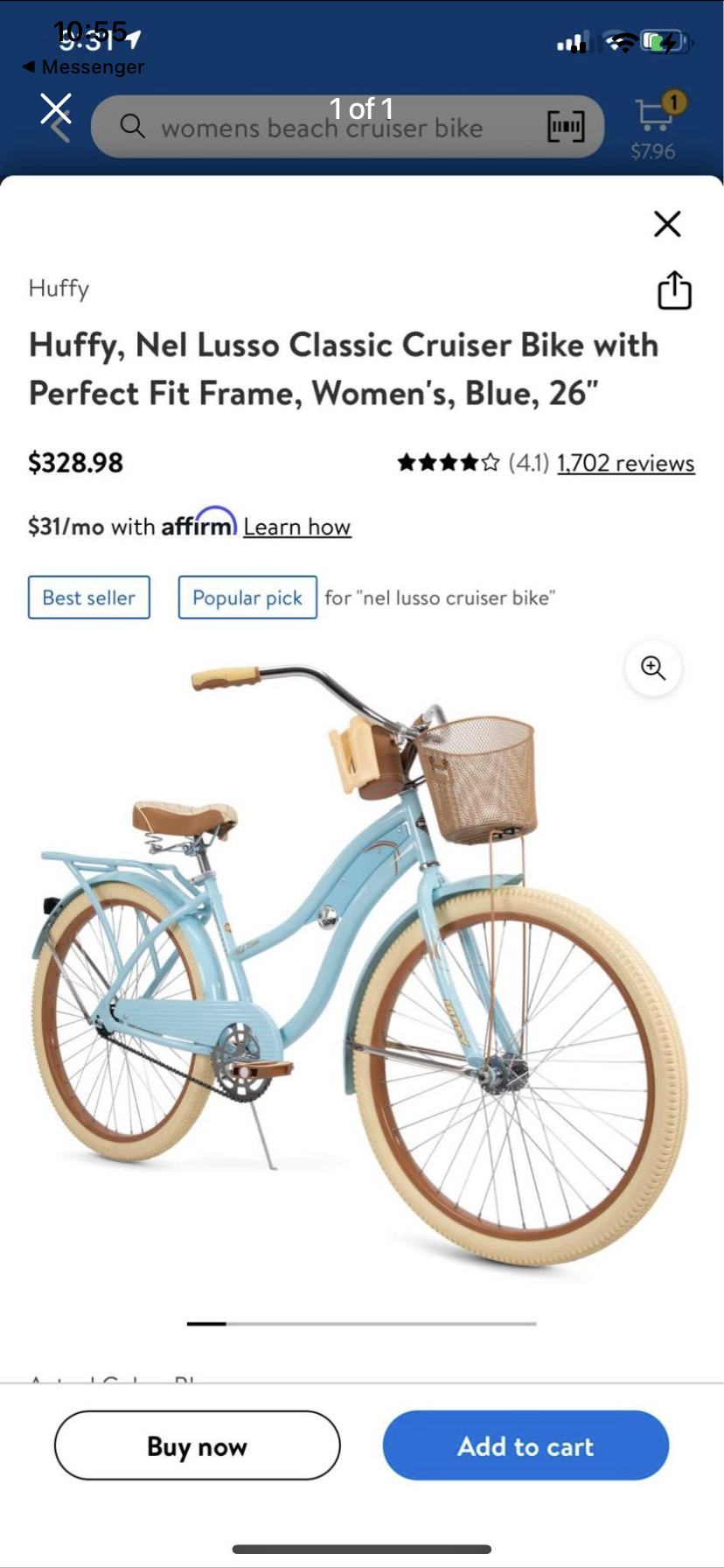 Huffy Nel Lusso Classic Cruiser Teal