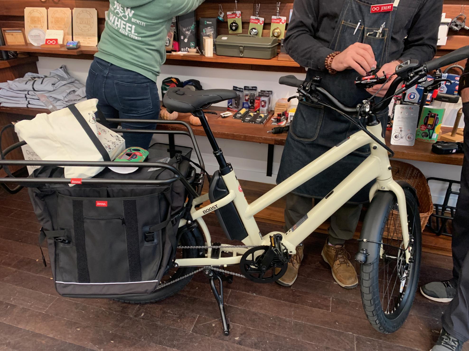 2021 Benno Boost cargo bike (front storage) White