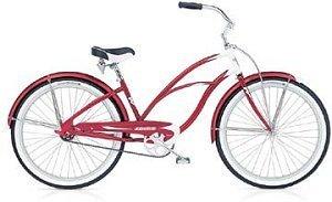 2009 Electra Bicycle Company Deluxe  Red