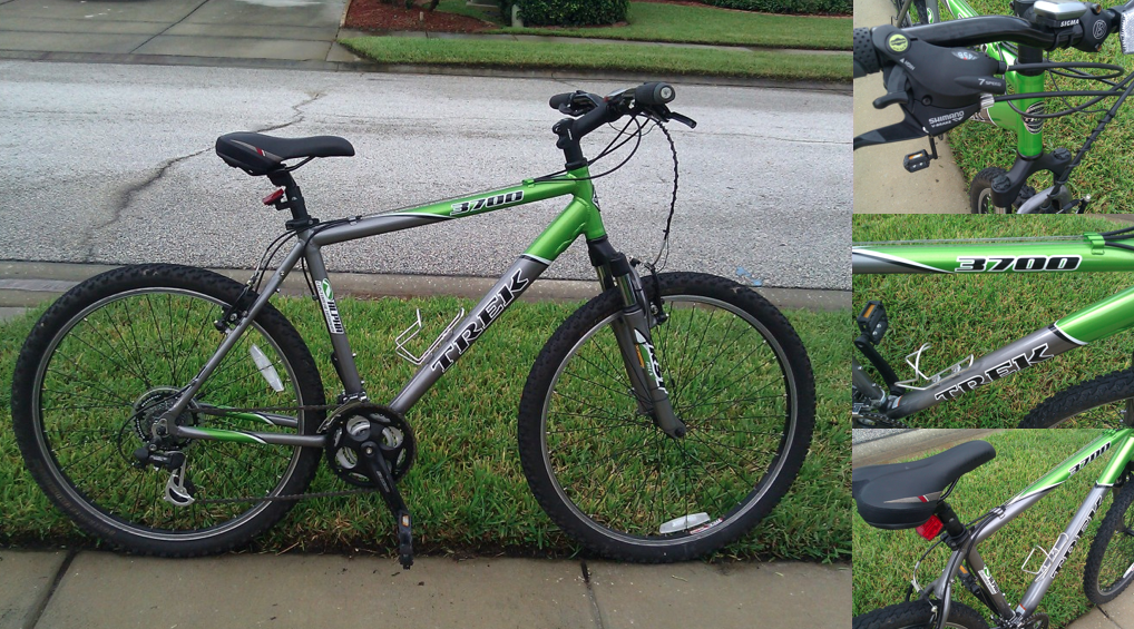 2005 Trek 3700 Green and Silver or Gray