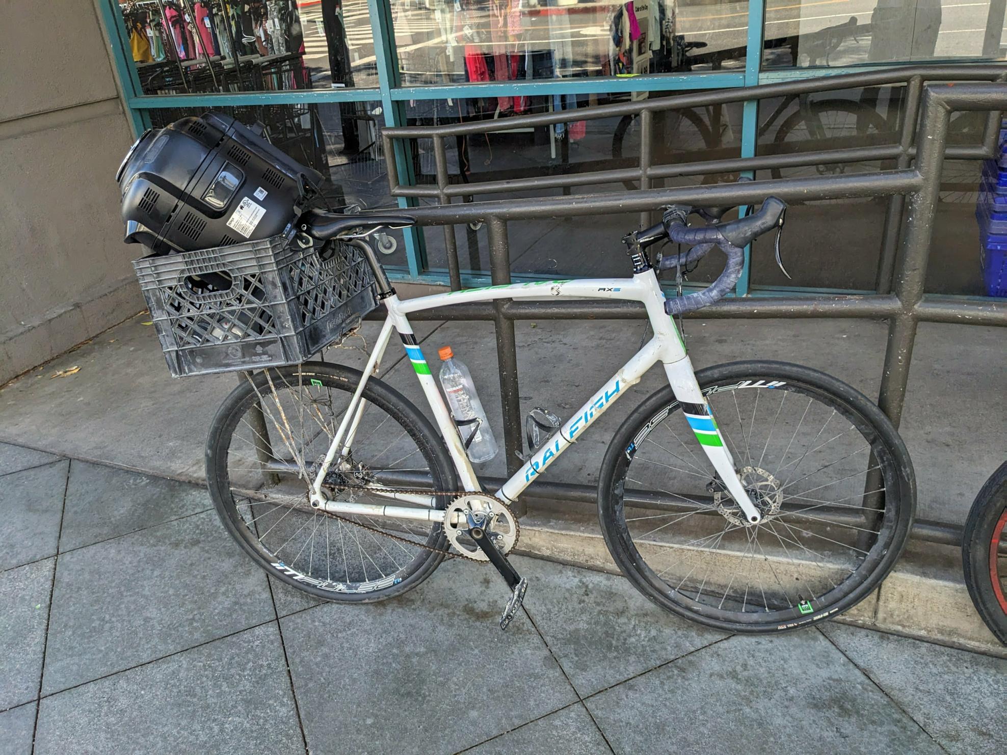 2017 Raleigh AXS White, Blue, and Green