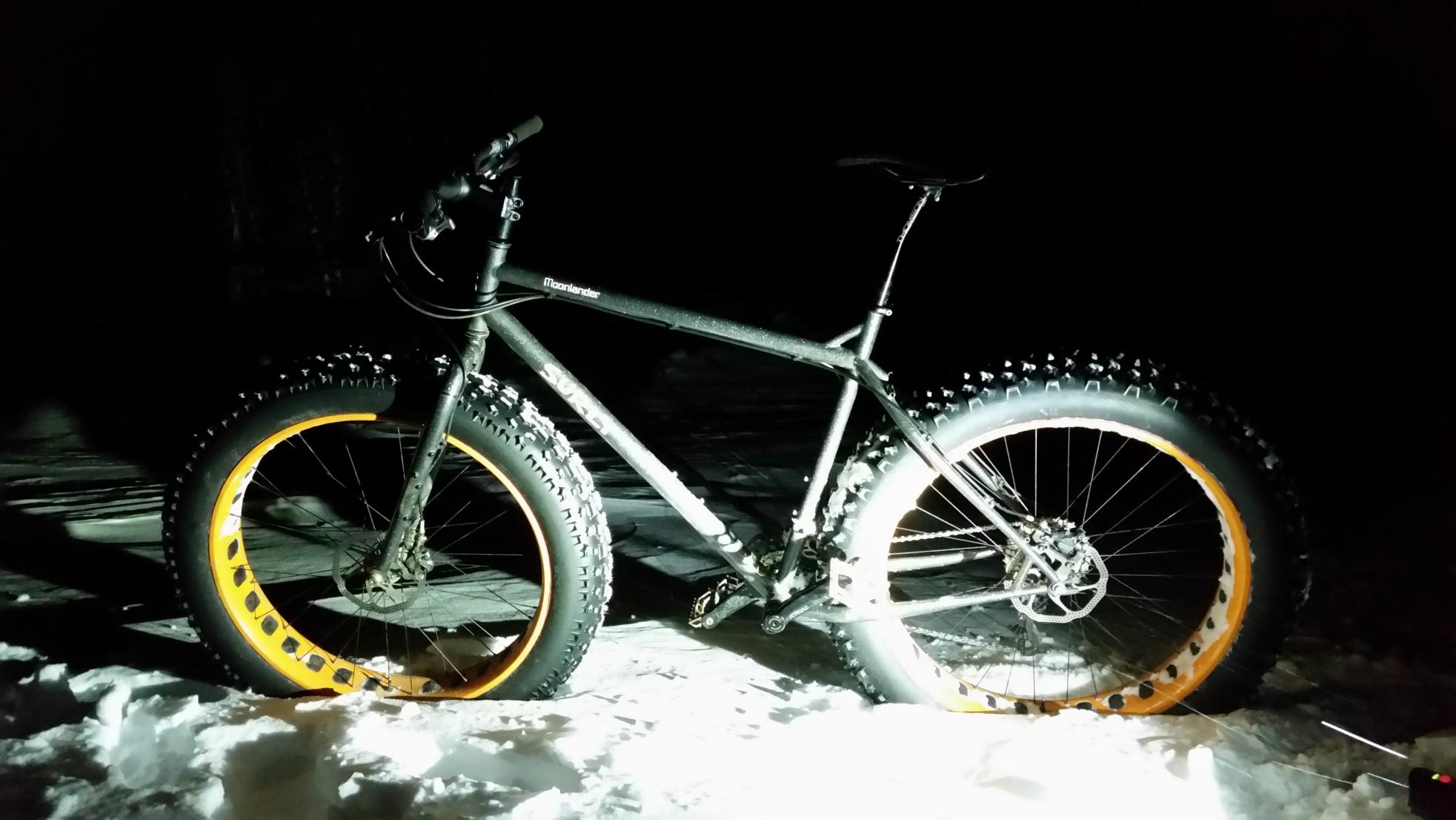2014 Surly Moonlander Silver or Gray