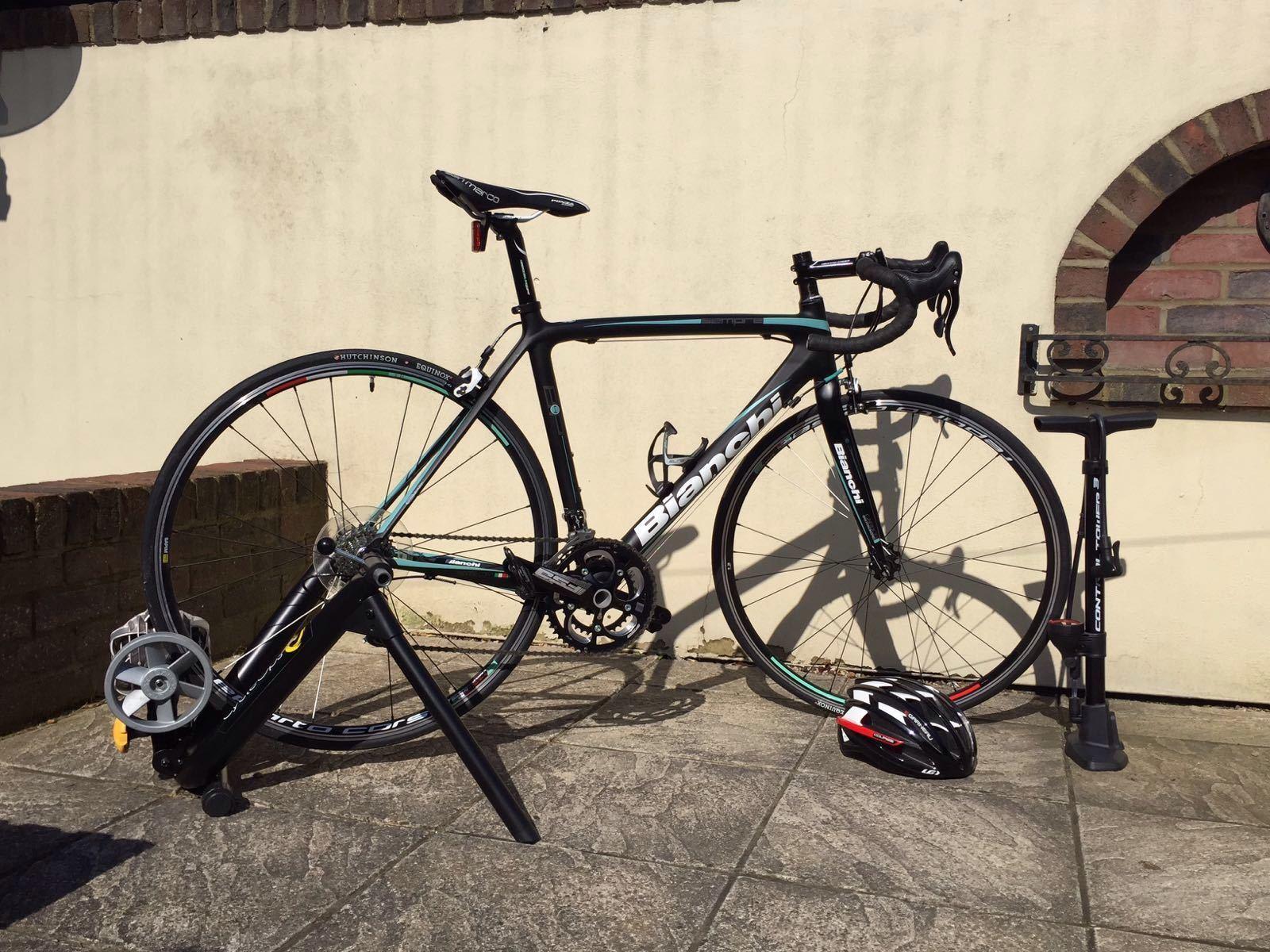 2016 Bianchi Sempre Black, White, and Blue