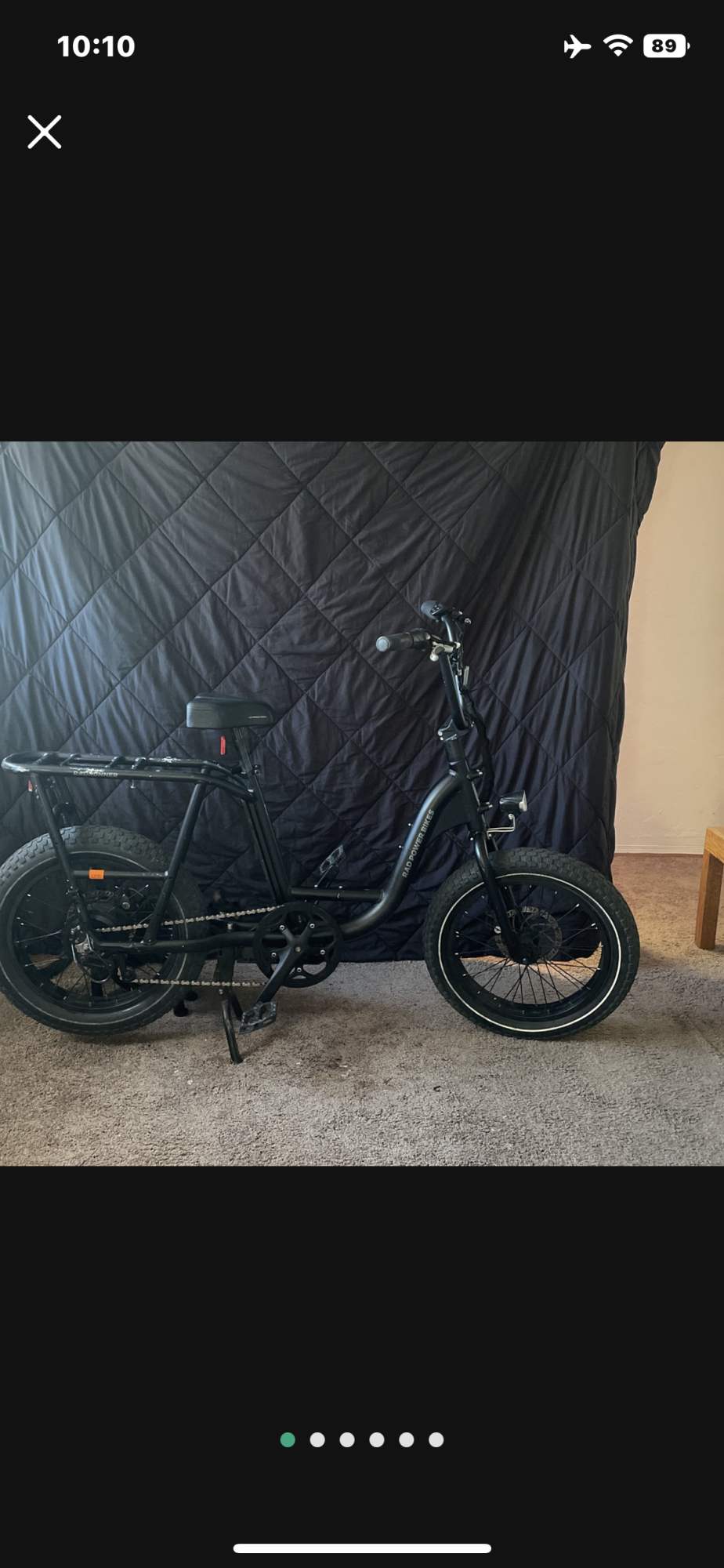 2022 Rad Power Bikes RadRunner 2 personal mobility device (electric unicycle, etc) Black