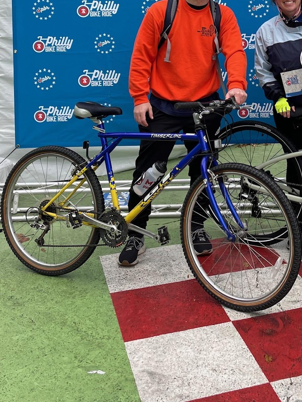 1992 GT Bicycles Timberline Blue and Yellow or Gold