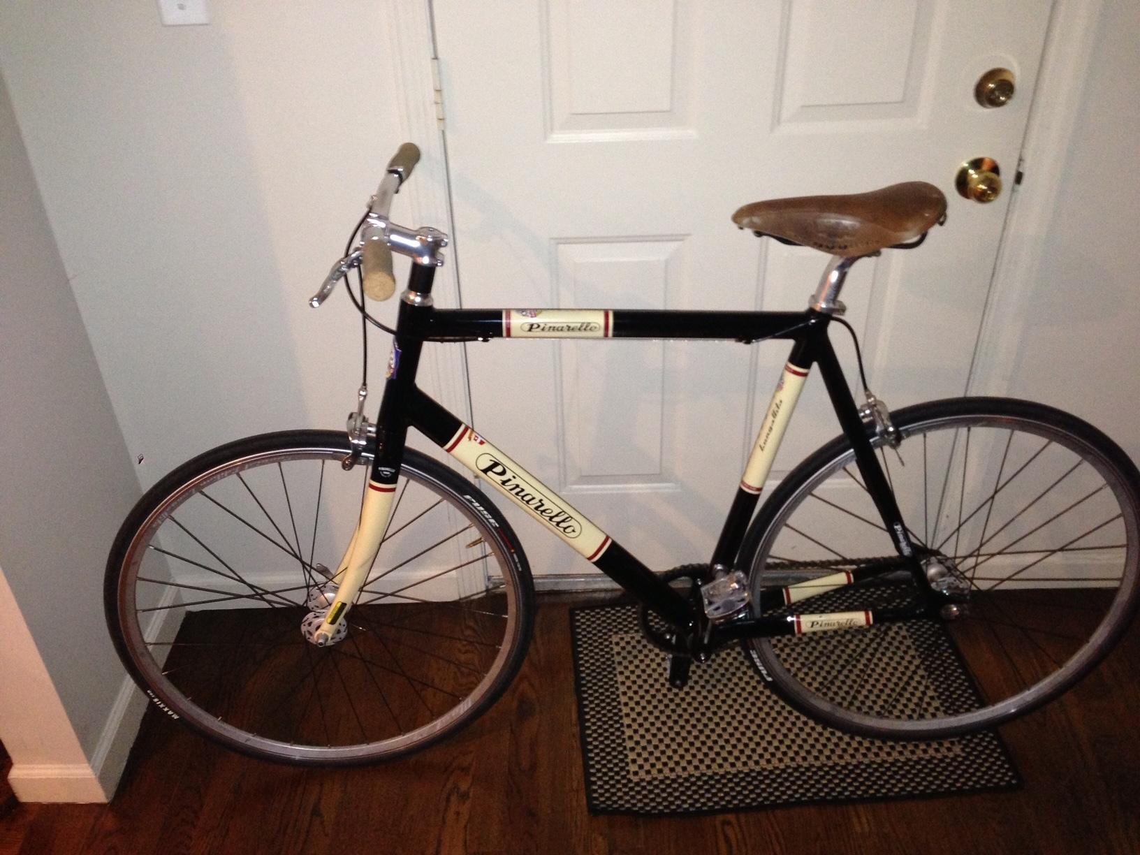 2012 Pinarello Lugna Vita Fixie Black and Brown