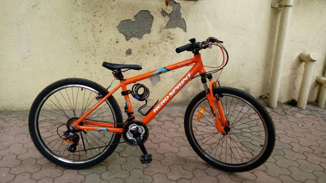 2017 Hero Cycles Ltd Hero sprint pro rummage Orange