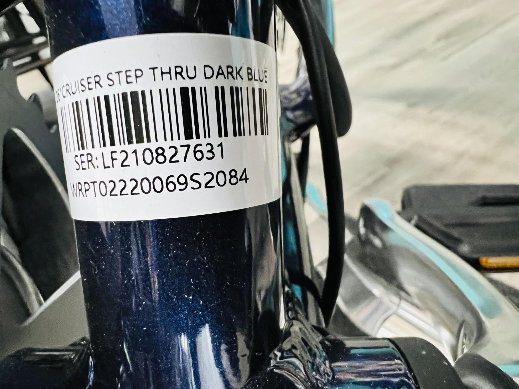 2022 Pedego 26” Cruiser Step Through Blue