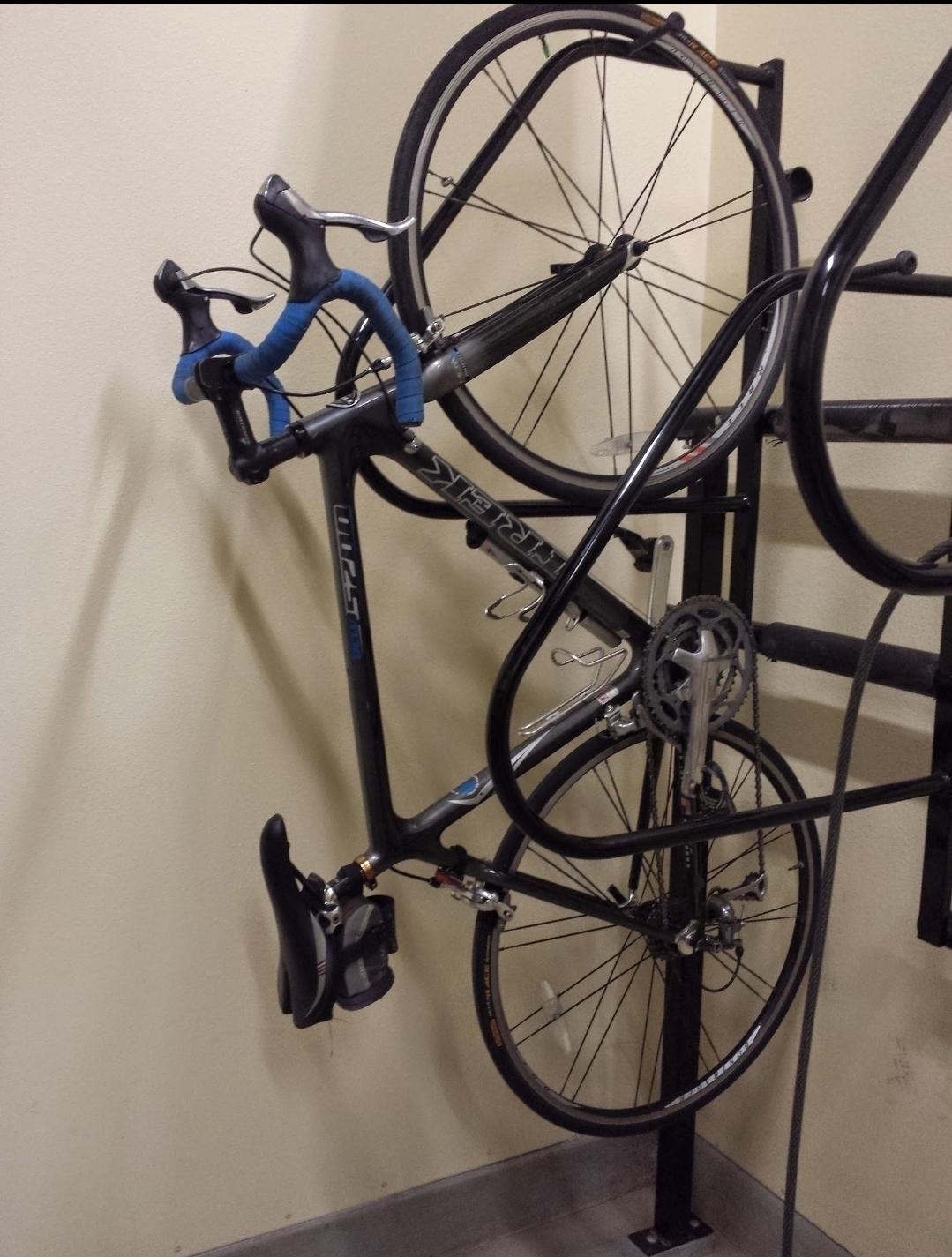 2007 Trek 520 Silver, gray or bare metal and Blue