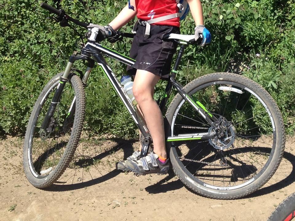 2013 Trek Superfly AL Black, Green, and White