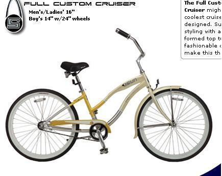 2006 Sun Full Custom Alloy Cruiser Lady  Black