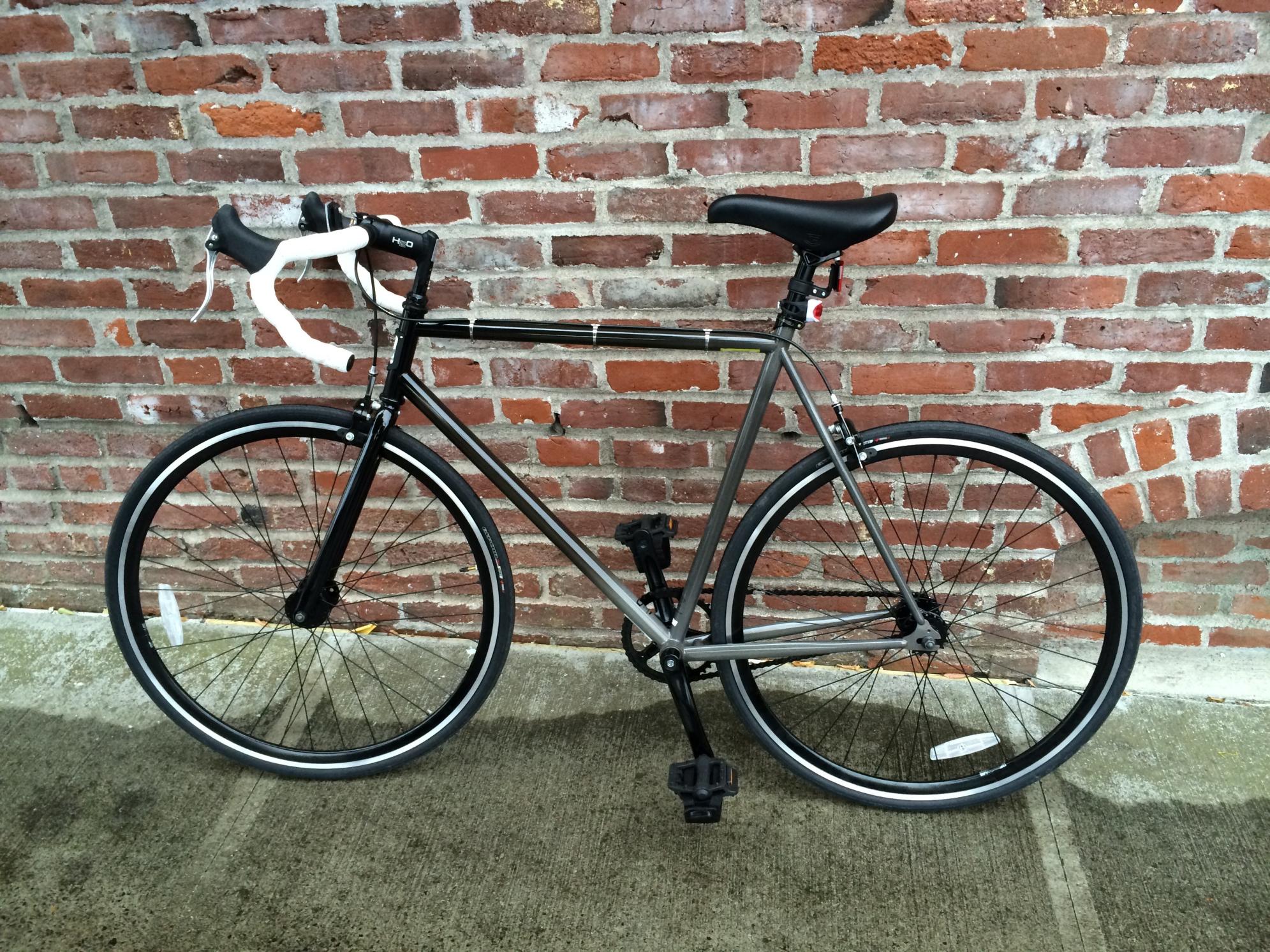 2015 Globe Black, Silver or Gray, and Stickers tape or other cover-up