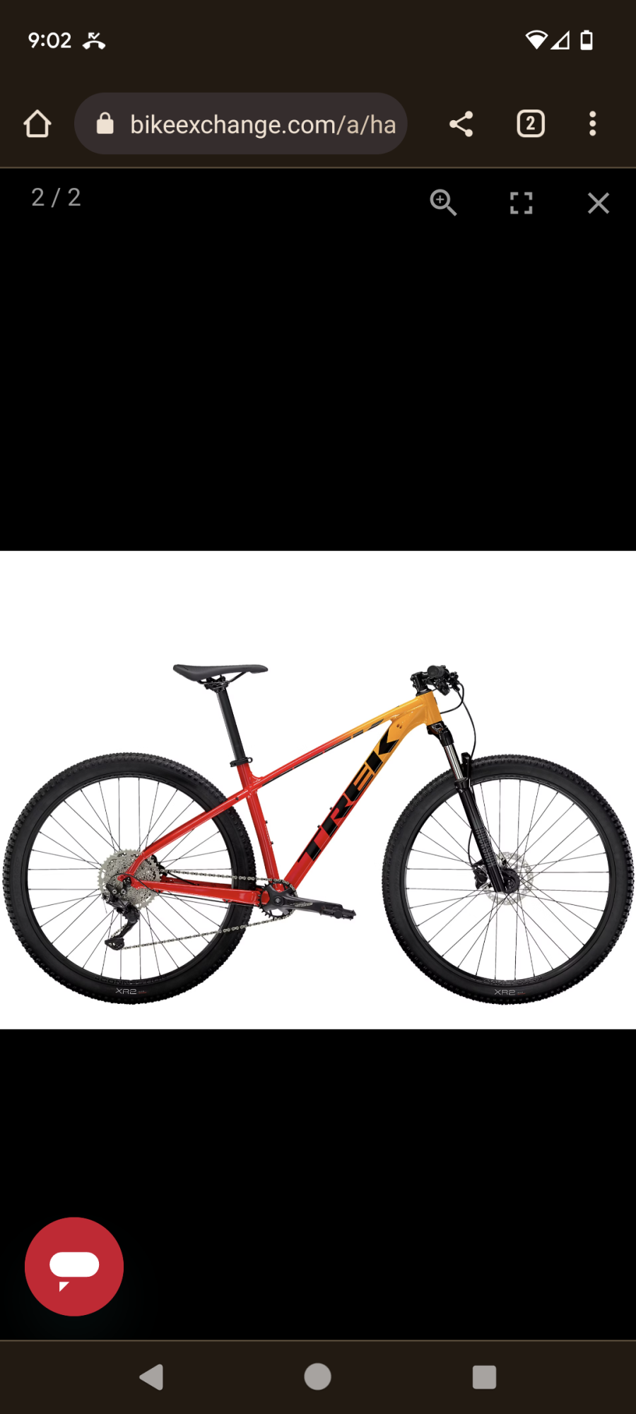 2020 Trek Marlin Orange, Red, and Yellow or Gold