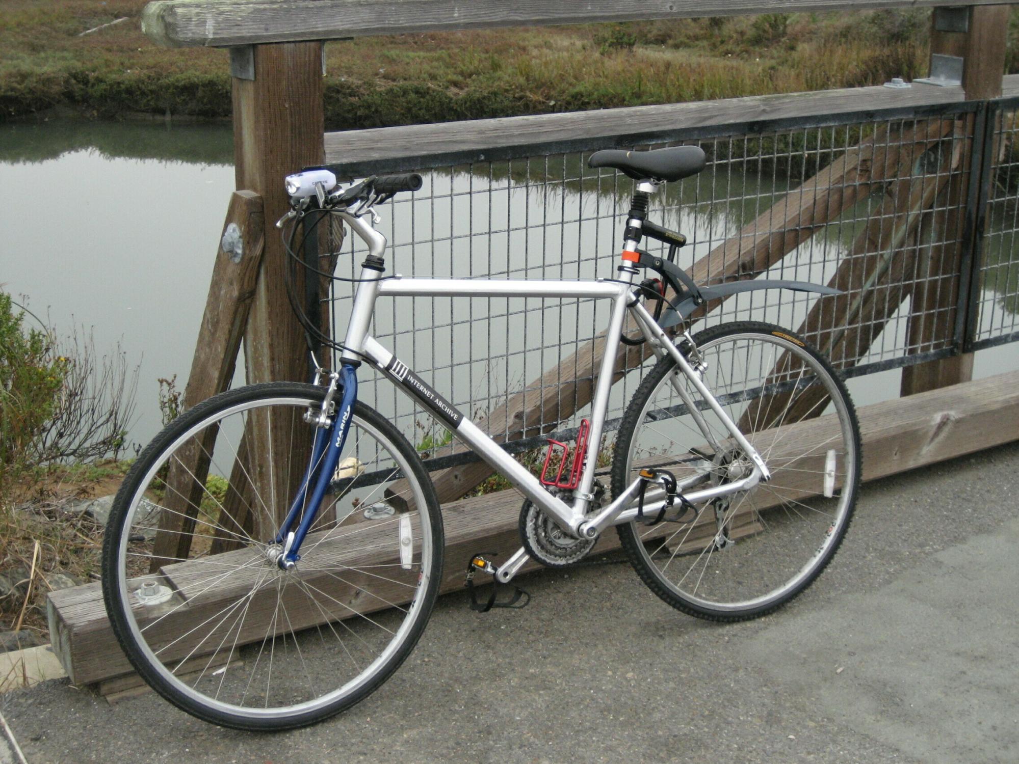 2002 Marin Bikes Larkspur Silver, gray or bare metal