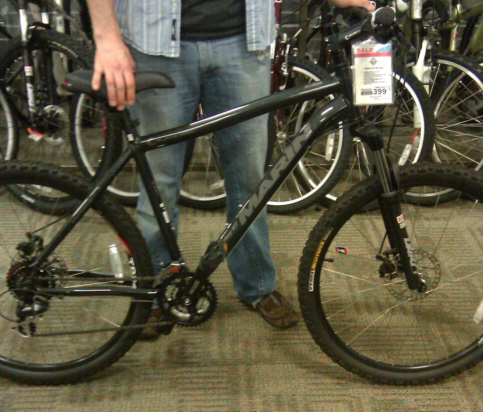 2009 Marin Bikes Alpine Trail Mountain Bike Blue