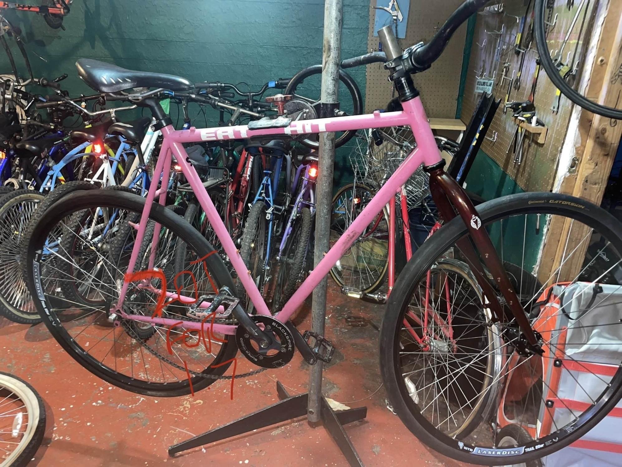 Unknown Unknown Pink and Black