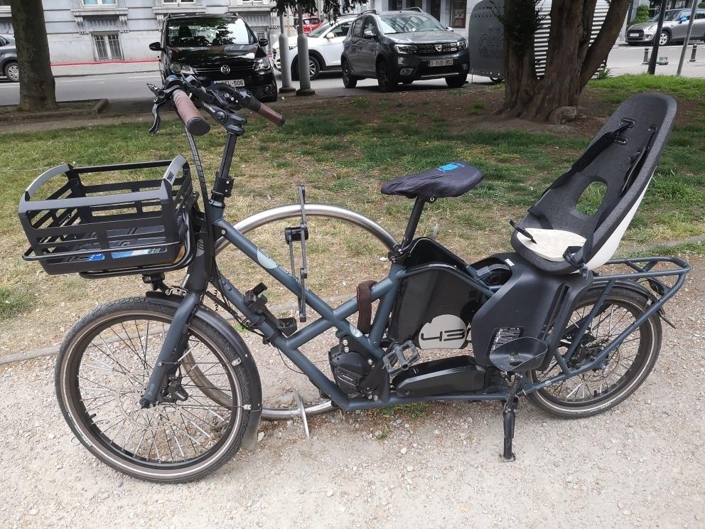 2020 Bike43 cargo bike (rear storage) Silver, gray or bare metal