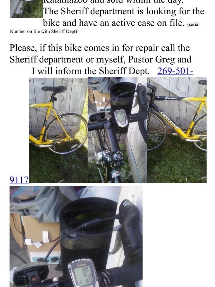 2003 Cannondale Road bike-56cm Yellow or Gold and Black