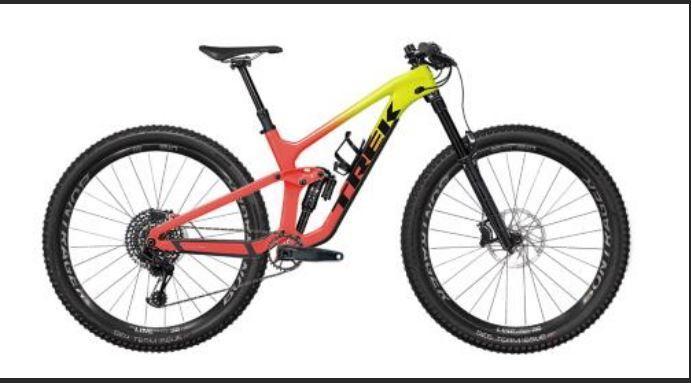 2021 Trek Slash 9.8 GX Yellow or Gold and Red