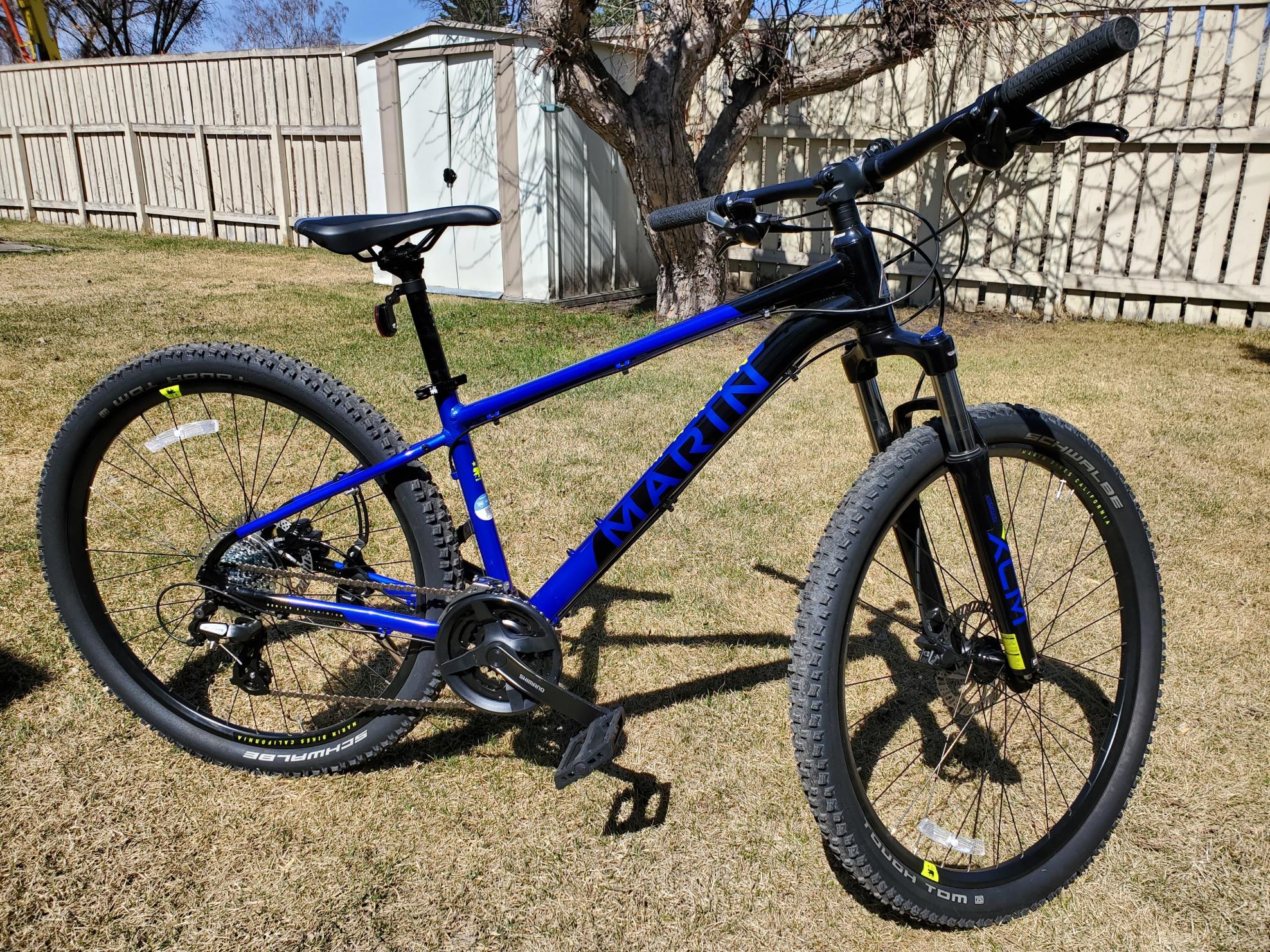 2020 Marin Bikes Bobcat Trail 3 Blue and Black